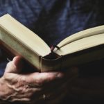 book, read, hands